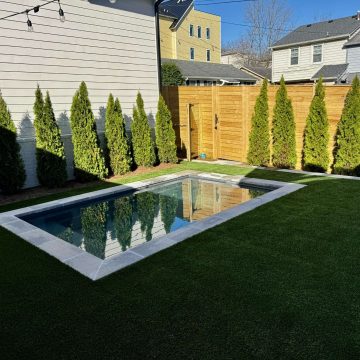 Custom Fiberglass Pools done in Nashville by Bedrock Pools Nashville