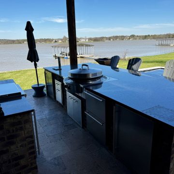 Custom Outdoor Kitchen in Nashville by Bedrock Pools Nashville