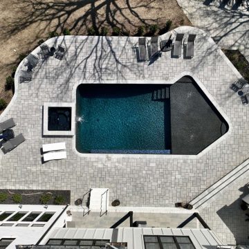 Custom Gunite Pool in Nashville by Bedrock Pools Nashville