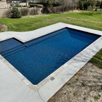 Custom Liner Pool in Nashville by Bedrock Pools Nashville