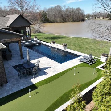 Custom Fiberglass Pool by Bedrock Pools Nashville